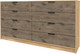 Миниатюра изображения товара Комод Интерлиния Концепт КТ-К197 (дуб веллингтон/дуб золотой)