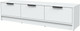 Миниатюра изображения товара Тумба Интерлиния ТВ Концепт КТ-ТВ3-35 (белый платинум/белый платинум)