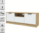 Миниатюра изображения товара Тумба Интерлиния ТВ Концепт КТ-ТВ3-50 (белый платинум/дуб золотой)