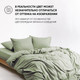 Миниатюра изображения товара Простыня Urban Family Олива 200x200x20 / 637 (на резинке)