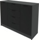 Миниатюра изображения товара Тумба Интерлиния Концепт КТ-Т140 (черный/антрацит)