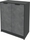 Миниатюра изображения товара Тумба Интерлиния Концепт КТ-Т84 (бетон портленд/антрацит)
