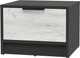 Миниатюра изображения товара Прикроватная тумба Интерлиния Концепт КТ-ТК1-35 (дуб белый/антрацит)