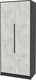 Миниатюра изображения товара Шкаф Интерлиния Концепт КТ-Ш2 (бетон лайт/антрацит)