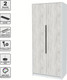 Миниатюра изображения товара Шкаф Интерлиния Концепт КТ-Ш2 (дуб белый/белый платинум)