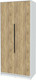 Миниатюра изображения товара Шкаф Интерлиния Концепт КТ-Ш2 (дуб золотой/белый платинум)