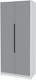 Миниатюра изображения товара Шкаф Интерлиния Концепт КТ-Ш2 (серебро/белый платинум)
