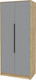 Миниатюра изображения товара Шкаф Интерлиния Концепт КТ-Ш2 (серебро/дуб золотой)