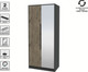 Миниатюра изображения товара Шкаф Интерлиния Концепт КТ-Ш2з (дуб веллингтон/антрацит)