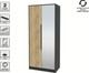Миниатюра изображения товара Шкаф Интерлиния Концепт КТ-Ш2з (дуб золотой/антрацит)