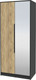 Миниатюра изображения товара Шкаф Интерлиния Концепт КТ-Ш2з (дуб золотой/антрацит)