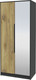 Миниатюра изображения товара Шкаф Интерлиния Концепт КТ-Ш2з (дуб нокс/антрацит)