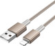 Миниатюра изображения товара Кабель Hoco X119 Lightning (1м, золотой)