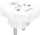 Миниатюра изображения товара Переходник сетевой Hoco AC6 (белый)