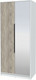 Миниатюра изображения товара Шкаф Интерлиния Концепт КТ-Ш2з (дуб серый/белый платинум)