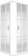 Миниатюра изображения товара Душевой уголок МетаКам City Trend White 90x90x185 / 556637 (текстурированное стекло, без поддона)