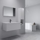 Миниатюра изображения товара Тумба с умывальником ЗОВ Кито 100 / K100LW0MFWPM-M115B100 (флавио белый)