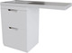 Миниатюра изображения товара Тумба с умывальником Mixline Атлантик 56 543447 + Билл 120 (левый)