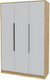 Миниатюра изображения товара Шкаф Интерлиния Концепт КТ-Ш3 (серый/дуб золотой)
