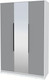 Миниатюра изображения товара Шкаф Интерлиния Концепт КТ-Ш3з (серебро/белый платинум)