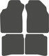 Миниатюра изображения товара Комплект ковриков для авто Alicosta 0935_1_сер для Nissan Maxima седан/A33 2000-2006 (EVA соты, серый)