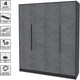 Миниатюра изображения товара Шкаф Интерлиния Концепт КТ-Ш4 (бетон портленд/антрацит)