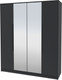 Миниатюра изображения товара Шкаф Интерлиния Концепт КТ-Ш4з (антрацит/антрацит)