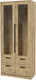 Миниатюра изображения товара Шкаф с витриной Интерлиния Концепт КТ-ШВ2 (дуб золотой/дуб золотой)