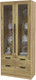 Миниатюра изображения товара Шкаф с витриной Interline Концепт КТ-ШВ2 (дуб нокс/дуб золотой)