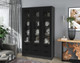 Миниатюра изображения товара Шкаф с витриной Интерлиния Концепт КТ-ШВ3 (черный/антрацит)