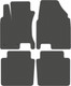 Миниатюра изображения товара Комплект ковриков для авто Alicosta 0960_1_сер для Nissan Qashqai 2 I SUV/J10 2010-2014 (EVA соты, серый)