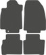Миниатюра изображения товара Комплект ковриков для авто Alicosta 0980_1_сер для Nissan Tiida седан/C11 2007-2014 (EVA соты, серый)