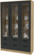Миниатюра изображения товара Шкаф с витриной Интерлиния Концепт КТ-ШВ3 (антрацит/дуб золотой)