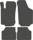 Миниатюра изображения товара Комплект ковриков для авто Alicosta 1012_1_сер для Opel Corsa хэтчбек 5 дв/C 2000-2006 (EVA соты, серый)