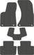 Миниатюра изображения товара Комплект ковриков для авто Alicosta 1101_1_сер для Porsche Macan SUV/95B 2013-н.в. (EVA соты, серый)