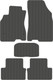 Миниатюра изображения товара Комплект ковриков для авто Alicosta 1124_1_сер для Renault Fluence седан 2009-2017 (EVA соты, серый)