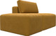 Миниатюра изображения товара Комплект мягкой мебели Лига Диванов Лига-060 НПБ с пуфом / 129602 (велюр Brut 10 желтый)