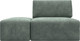 Миниатюра изображения товара Комплект мягкой мебели Лига Диванов Лига-060 НПБ с пуфом / 129604 (велюр Brut 08 зеленый)