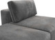 Миниатюра изображения товара Комплект мягкой мебели Лига Диванов Лига-060 НПБ с пуфом / 129591 (велюр Tower 10 серый)
