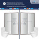 Миниатюра изображения товара Душевая дверь RGW PA-21 / 06082109-11