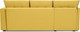 Миниатюра изображения товара Диван угловой Mio Tesoro Камил 484 (левый, горчичный 1625)