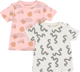 Миниатюра изображения товара Набор футболок для малышей Rant Hugs And Kisses / 4672-68 (2шт, Pink/Milk, р.68)