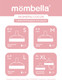Миниатюра изображения товара Соска Mombella Wide Neck / 01851 (S, белый)