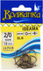 Миниатюра изображения товара Набор крючков рыболовных Волжанка Iseama # 2/0 / SW-006-2/0 (10шт)