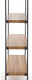Миниатюра изображения товара Стеллаж Halmar Bolivar REG-1 (дуб золотой/черный)