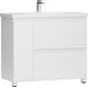 Миниатюра изображения товара Тумба под умывальник Belux Неаполь Н 100-02 (1, белый глянцевый)