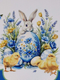 Миниатюра изображения товара Скатерть Arya Easter / 8680943255655 (белый/голубой)