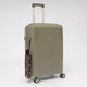 Миниатюра изображения товара Чемодан на колесах Francesco Molinary 344-8038/3-24GGN (серый/зеленый)