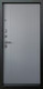 Миниатюра изображения товара Входная дверь Промет Рона 86x205 (левая, бетон графит/графит нубук/черный муар)