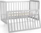 Миниатюра изображения товара Детская кроватка Sweet Baby Palladio New с маятником (серый/белый)